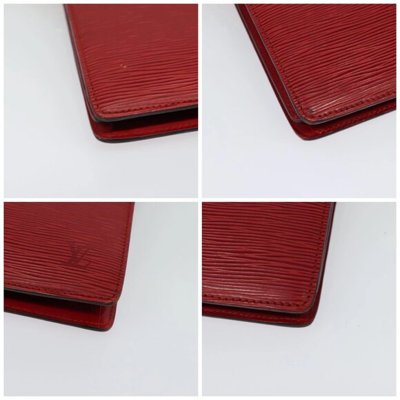 LOUIS VUITTON Epi Capuchin Shoulder Bag Red M52347 LV Auth 139777 - Picture 14 of 16